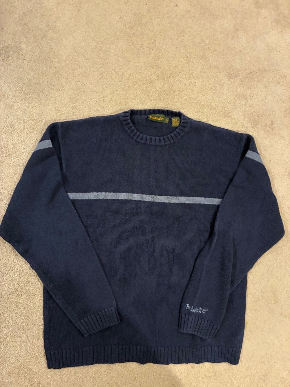 Timberland men’s size XL navy sweater vintage